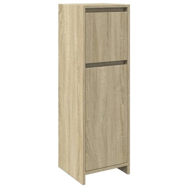 vidaXL Kylpyhuonekaappi Sonoma-tammi 30x30x95 cm lastulevy