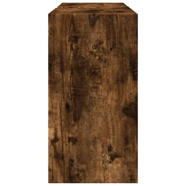 vidaXL Servantskap røkt eik 90x29x55 cm konstruert tre