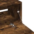 Miniatyrbilde 9 av 11: vidaXL Servantskap røkt eik 59x37x59 cm konstruert tre