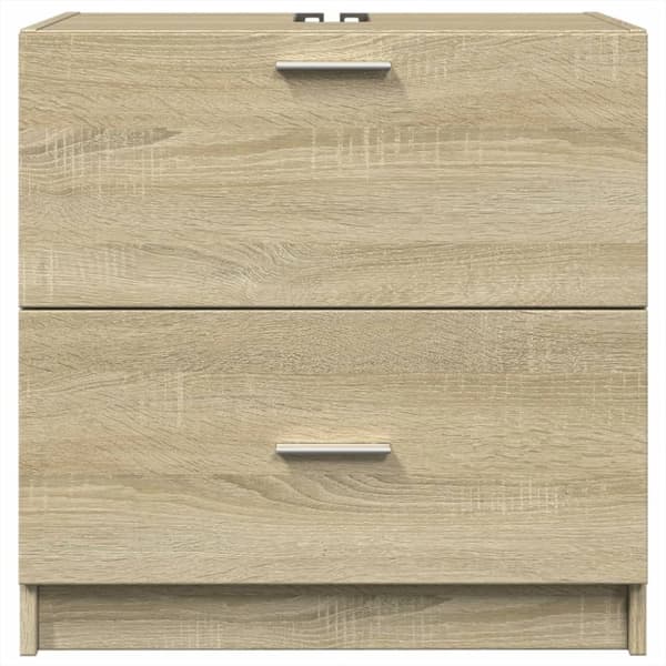 vidaXL Servantskap sonoma eik 59x37x59 cm konstruert tre