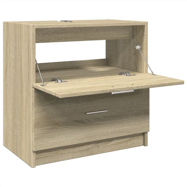 vidaXL Servantskap sonoma eik 59x37x59 cm konstruert tre