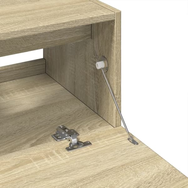 vidaXL Servantskap sonoma eik 59x37x59 cm konstruert tre