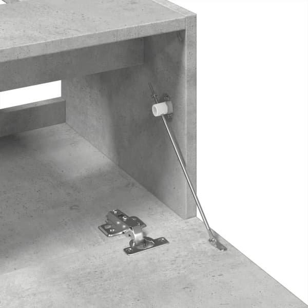vidaXL Servantskap betonggrå 40x37x59 cm konstruert tre
