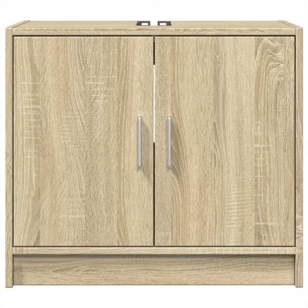 vidaXL Servantskap sonoma eik 63x29x55 cm konstruert tre