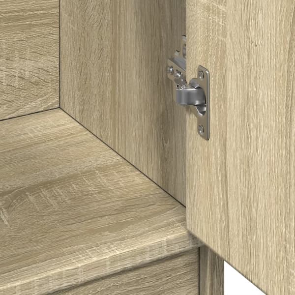 vidaXL Servantskap sonoma eik 63x29x55 cm konstruert tre
