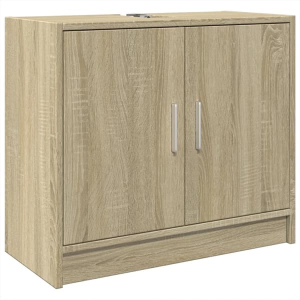 vidaXL Servantskap sonoma eik 63x29x55 cm konstruert tre