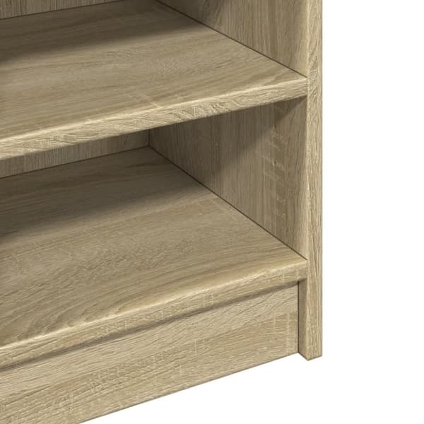 vidaXL Tvättställsskåp sonoma-ek 90x29x55 cm konstruerat trä