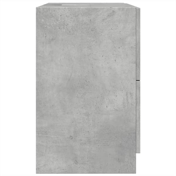 vidaXL underskab til håndvask 59x37x59 cm konstrueret træ betongrå