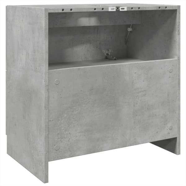 vidaXL underskab til håndvask 59x37x59 cm konstrueret træ betongrå