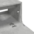 Miniatyrbillede 9 af 11: vidaXL underskab til håndvask 59x37x59 cm konstrueret træ betongrå