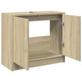 Pikkukuva 6 / 11: vidaXL Allaskaappi Sonoma tammi 63x29x55 cm tekninen puu