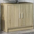 Pikkukuva 2 / 11: vidaXL Allaskaappi Sonoma tammi 63x29x55 cm tekninen puu