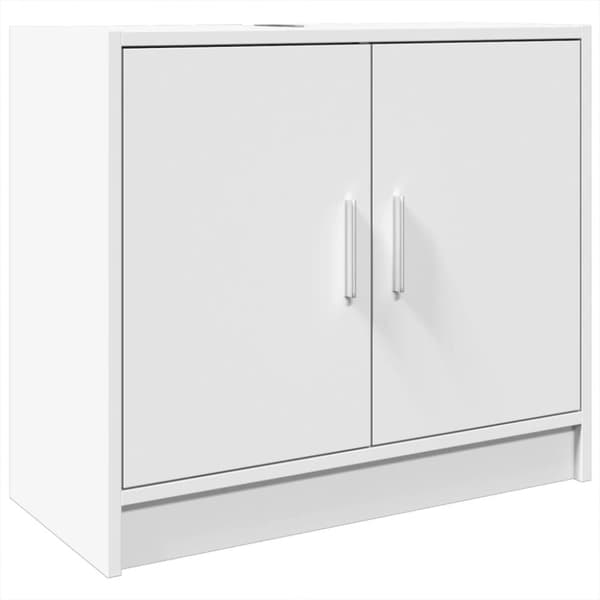 vidaXL underskab til håndvask 63x29x55 cm konstrueret træ hvid