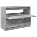 Miniatyrbillede 6 af 11: vidaXL underskab til håndvask 78x37x59 cm konstrueret træ betongrå
