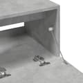Miniatyrbillede 9 af 11: vidaXL underskab til håndvask 78x37x59 cm konstrueret træ betongrå
