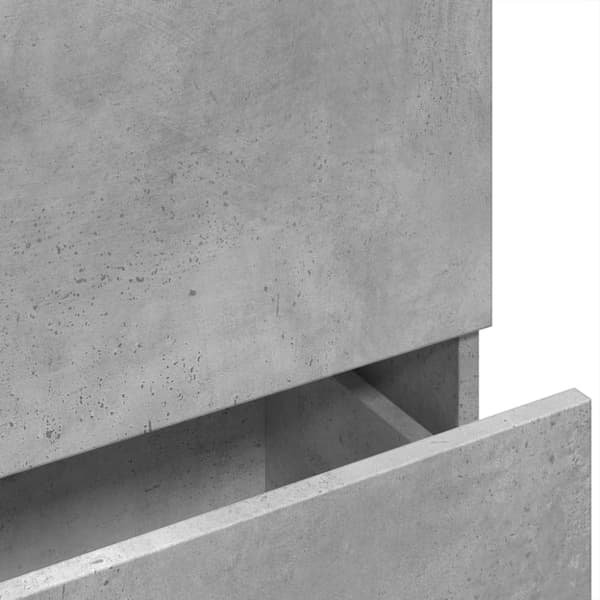 vidaXL underskab til håndvask 78x37x59 cm konstrueret træ betongrå