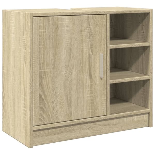 vidaXL Allaskaappi Sonoma tammi 63x29x55 cm tekninen puu