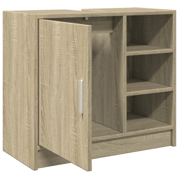 vidaXL Allaskaappi Sonoma tammi 63x29x55 cm tekninen puu