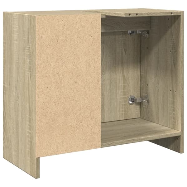 vidaXL Allaskaappi Sonoma tammi 63x29x55 cm tekninen puu