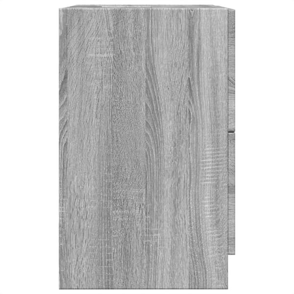 vidaXL Pesuallaskaappi harmaa Sonoma 40x37x59 cm tekninen puu