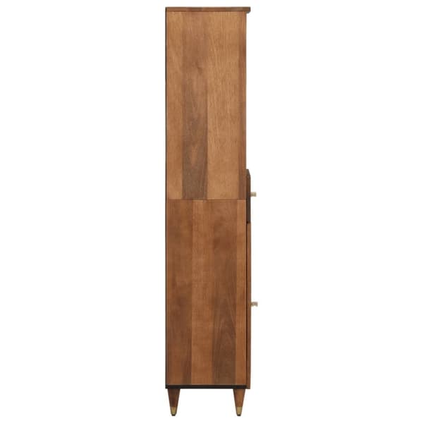 vidaXL badeværelsesskab 38x33x160 cm massivt mangotræ