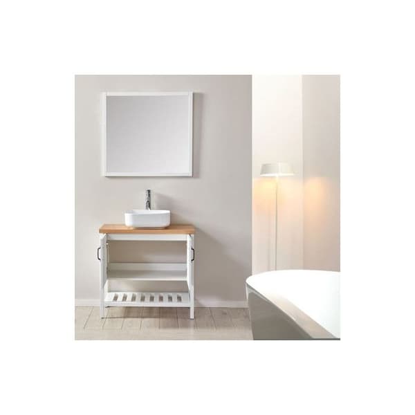Vitt badrumsset 80 cm