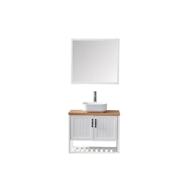 Vitt badrumsset 80 cm