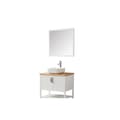 Miniatyrbild 2 av 6: Vitt badrumsset 80 cm
