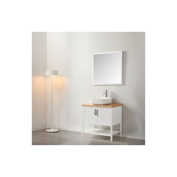 Vitt badrumsset 80 cm