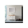 Miniatyrbild 5 av 6: Vitt badrumsset 100 cm