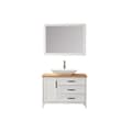 Miniatyrbild 6 av 6: Vitt badrumsset 100 cm