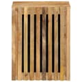 Miniatyrbilde 3 av 11: vidaXL Veggmontert servantskap 38x34x48 cm grov heltre mango