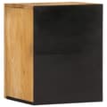 Miniatyrbilde 5 av 11: vidaXL Veggmontert servantskap 38x34x48 cm grov heltre mango