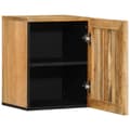 Miniatyrbilde 2 av 11: vidaXL Veggmontert servantskap 38x34x48 cm grov heltre mango