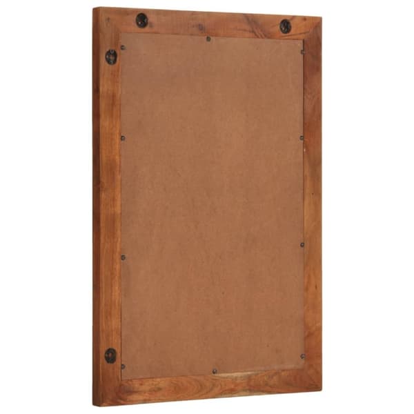 vidaXL Baderomsspeil 50x70 cm heltre akasie og glass