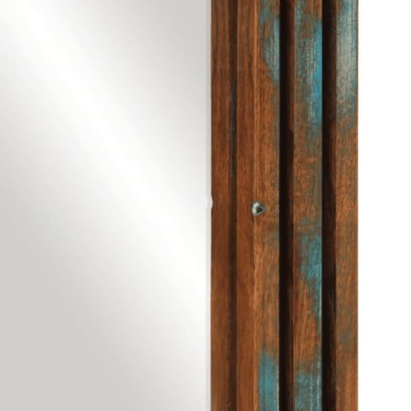 vidaXL Baderomsspeil 50x70 cm heltre akasie og glass