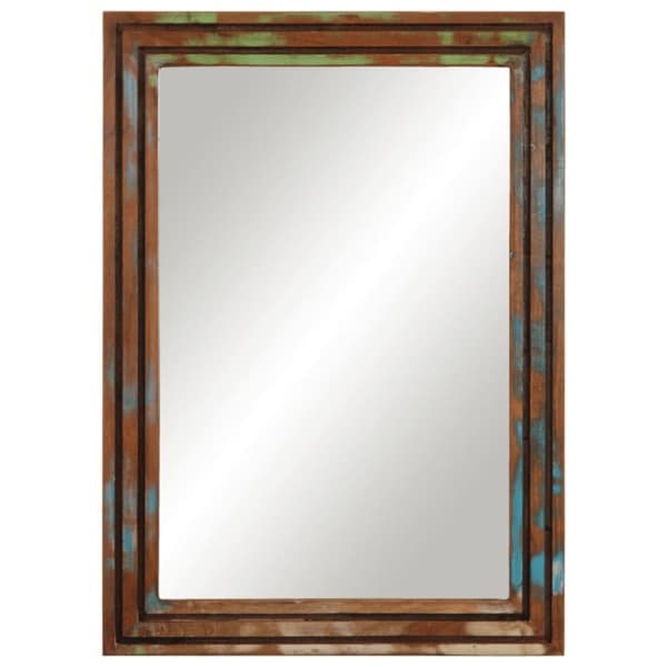 vidaXL Baderomsspeil 50x70 cm heltre akasie og glass