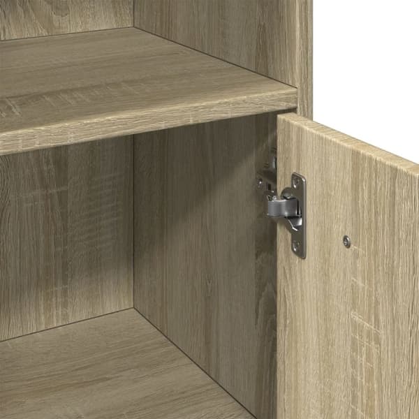 vidaXL Baderomsskap sonoma eik 30x30x95 cm sponplate
