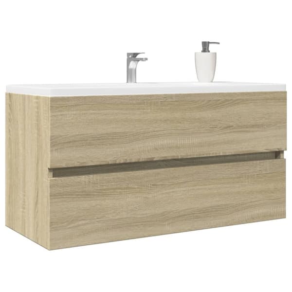 vidaXL Allaskaappi Sonoma-tammi 90x38,5x45 cm lastulevy
