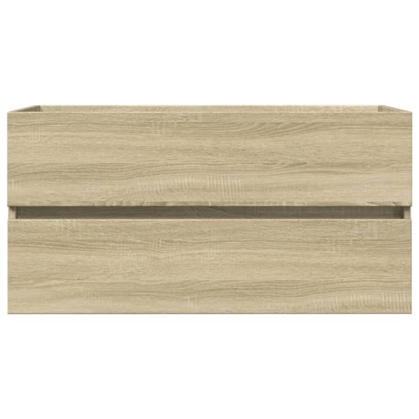 vidaXL Allaskaappi Sonoma-tammi 90x38,5x45 cm lastulevy
