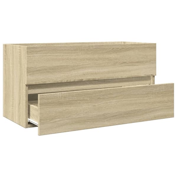 vidaXL Allaskaappi Sonoma-tammi 90x38,5x45 cm lastulevy