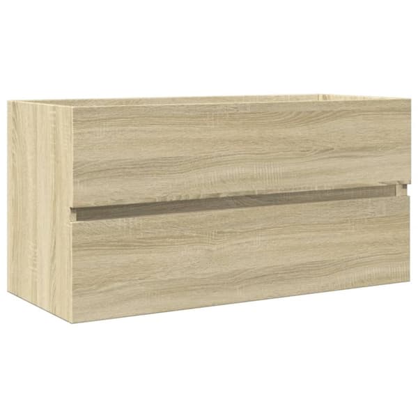 vidaXL Allaskaappi Sonoma-tammi 90x38,5x45 cm lastulevy