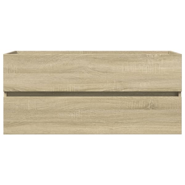 vidaXL Servantskap sonoma eik 100x38,5x45 cm konstruert tre