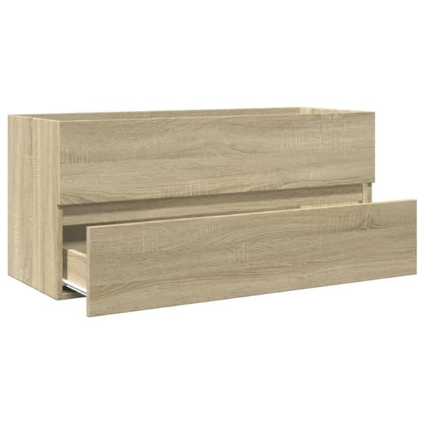 vidaXL Servantskap sonoma eik 100x38,5x45 cm konstruert tre