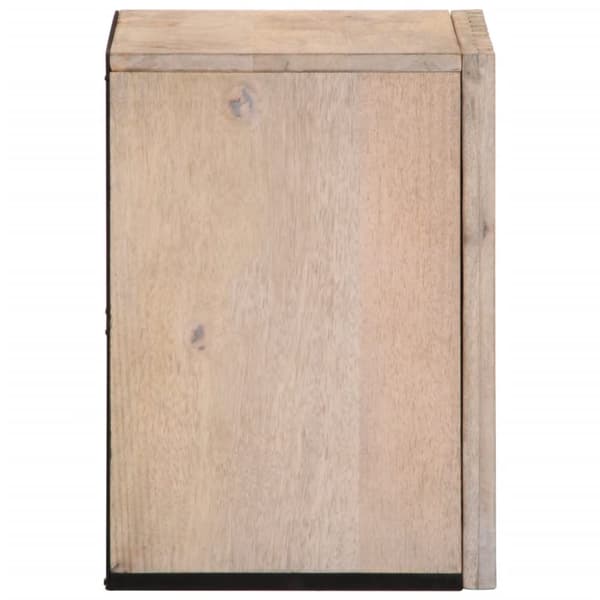 vidaXL Veggmontert servantskap 38x34x48 cm heltre mango