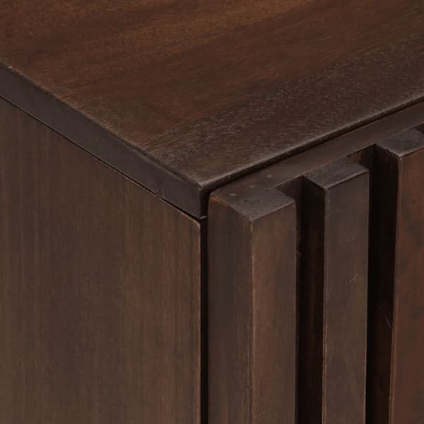 vidaXL Veggmontert servantskap 38x34x48 cm heltre mango