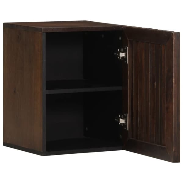 vidaXL Veggmontert servantskap 38x34x48 cm heltre mango