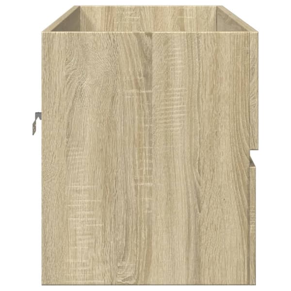 vidaXL underskab til håndvask 100x38,5x45 cm konstrueret træ sonoma-eg
