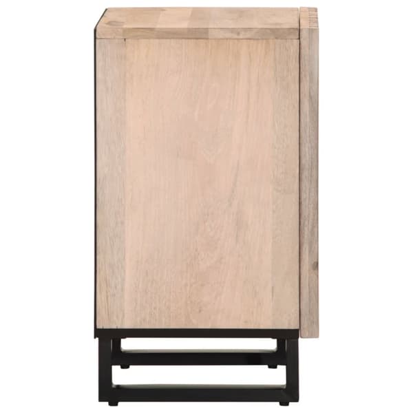 vidaXL Baderomsskap 38x34x58 cm heltre mango