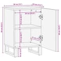 Miniatyrbilde 9 av 10: vidaXL Baderomsskap 38x34x58 cm heltre mango